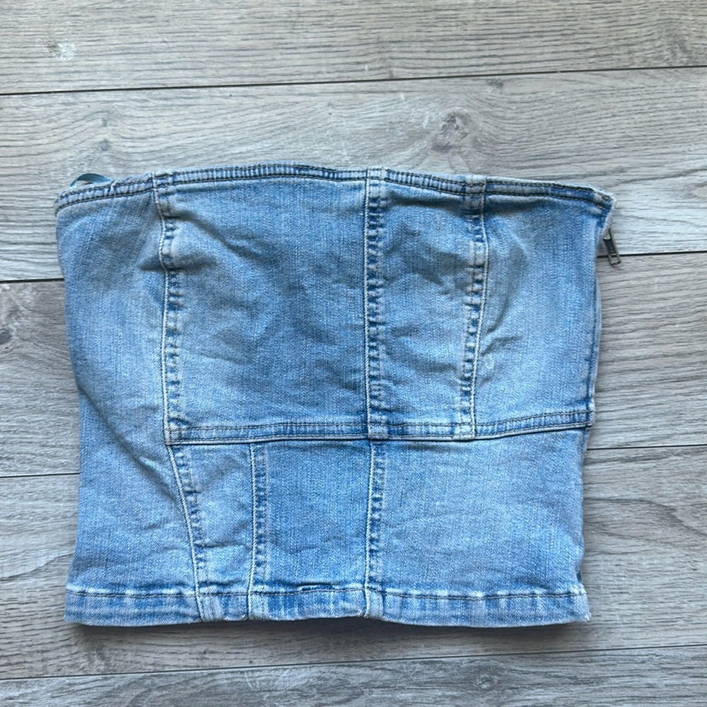 Zara denim top